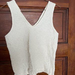 A New Day Textured Tank Top